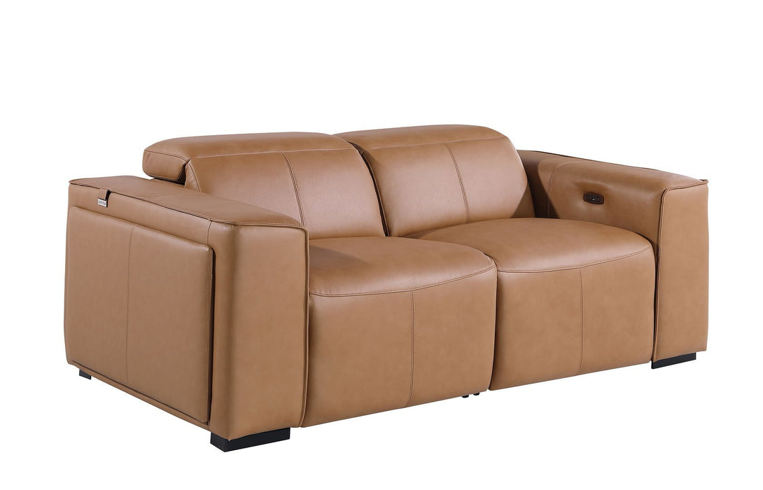 1224 - 2-Piece Modular Power Reclining Loveseat In With 2 Power Recliners & Power Headrests