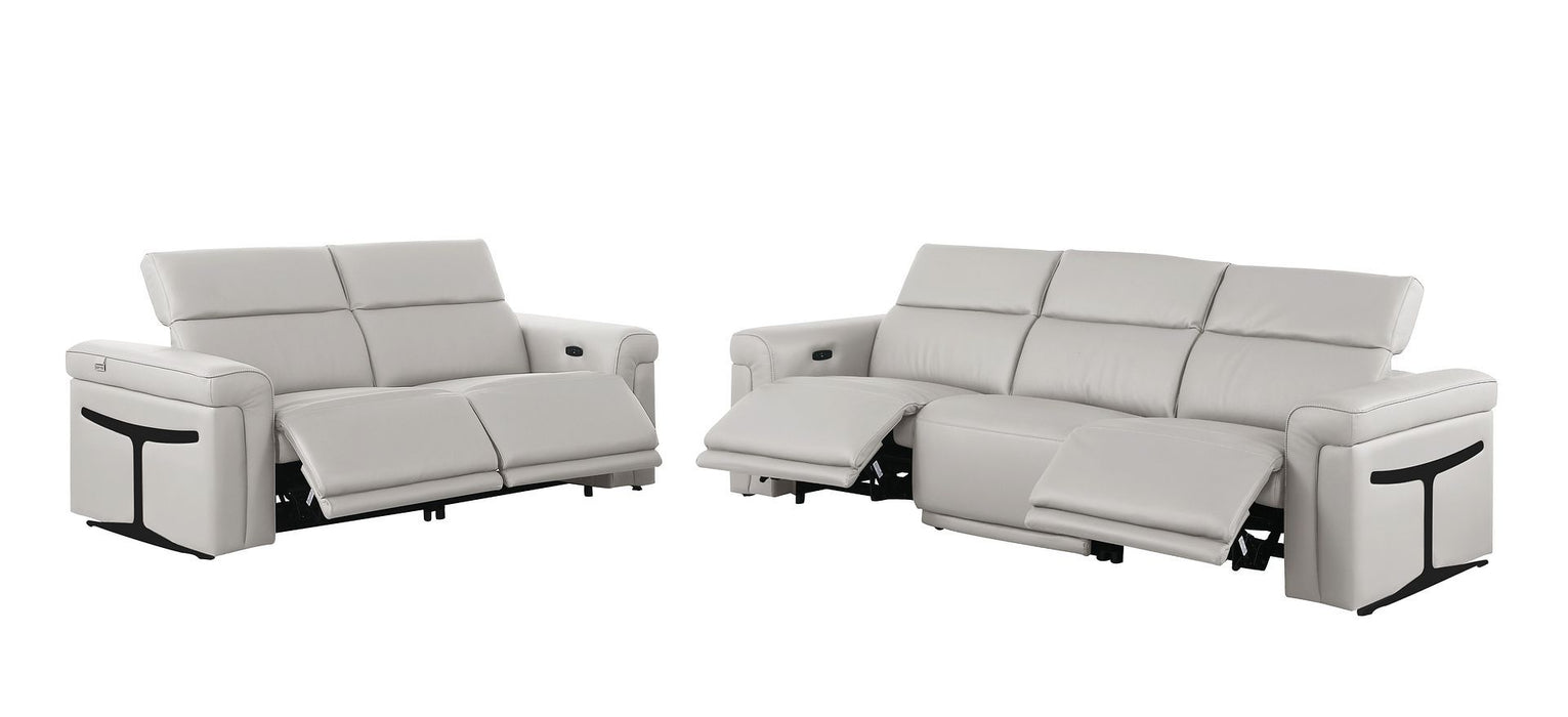 1126 - 5-Piece Modular Power Reclining Sofa And Loveseat Set In With 4 Power Recliners & Power Headrests