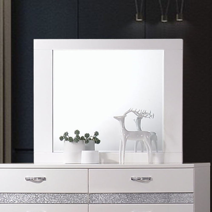Naima II - Mirror - White High Gloss