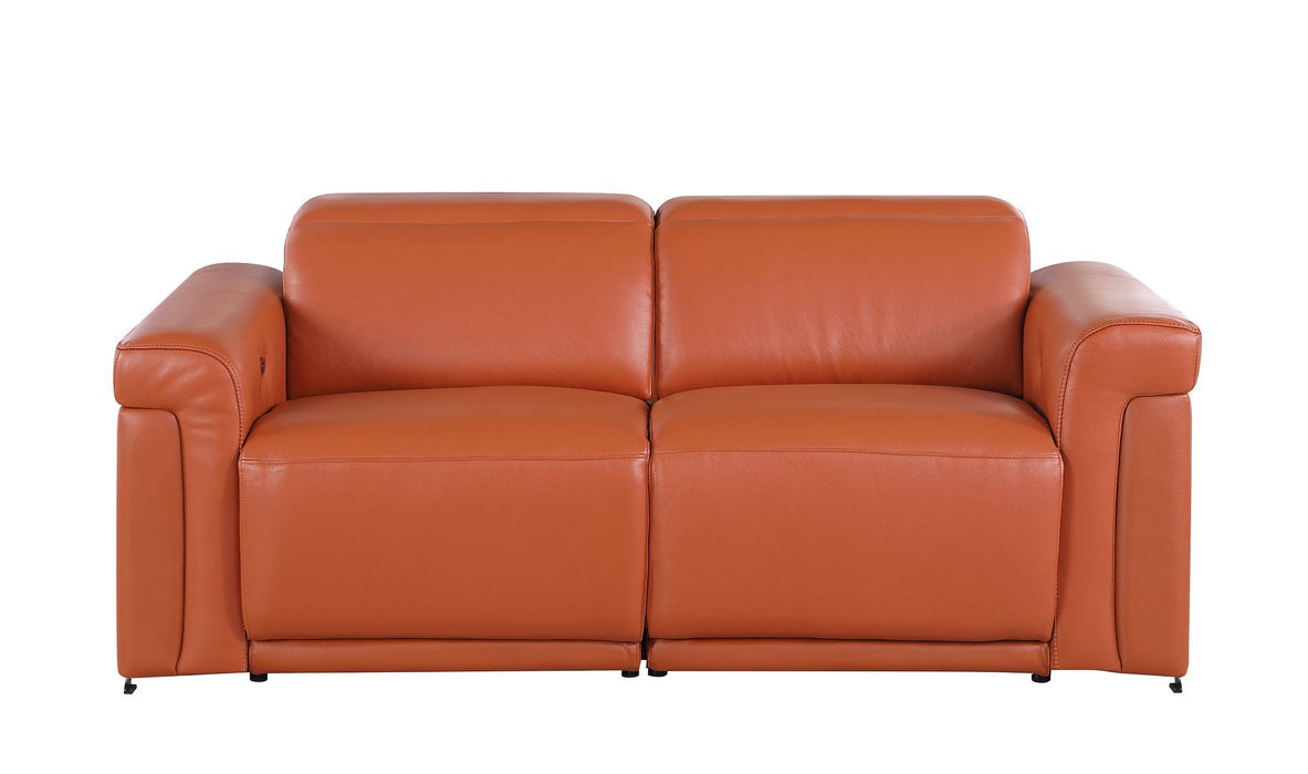 1126 - 5-Piece Modular Power Reclining Sofa And Loveseat Set In With 4 Power Recliners & Power Headrests