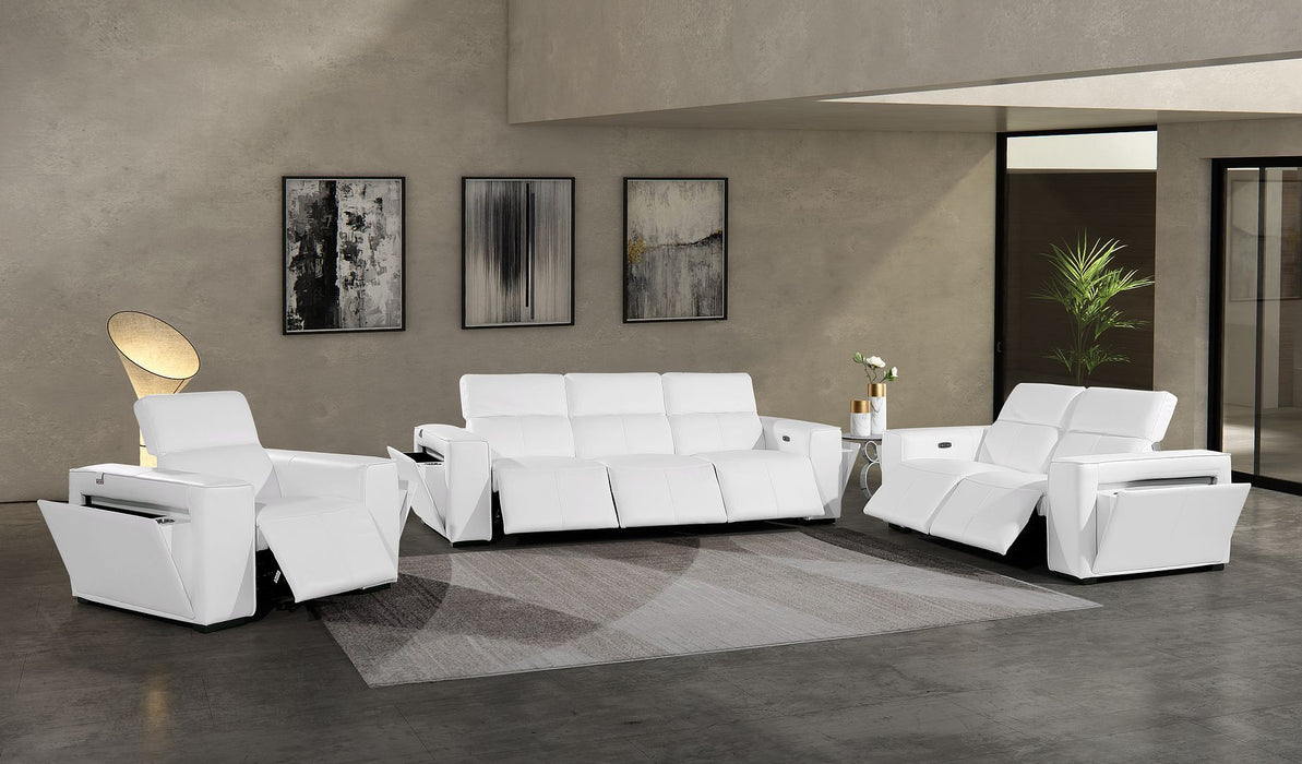 1224 - 6-Piece Modular Power Reclining Sofa, Loveseat & Chair Set In With 6 Power Recliners & Power Headrests