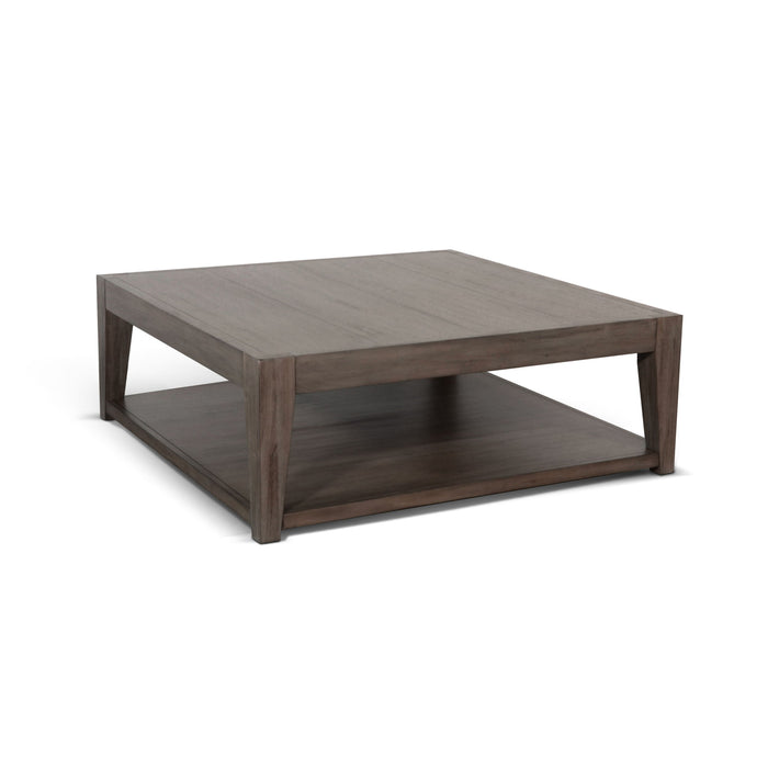 Doe Valley - Mahogany Wood Coffee Table With Casters