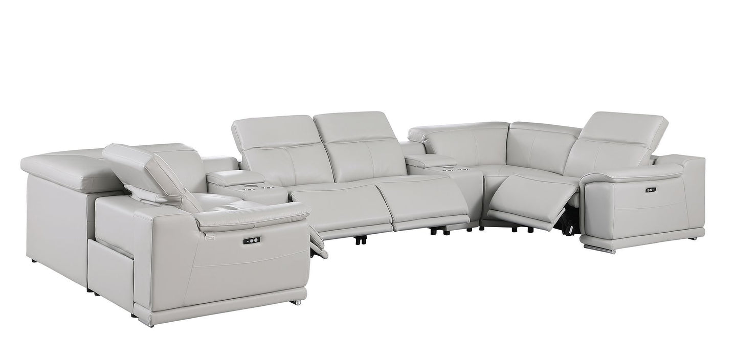 9762 - 8-Piece U-Shaped Sectional Sofa With 4 Power Recliner