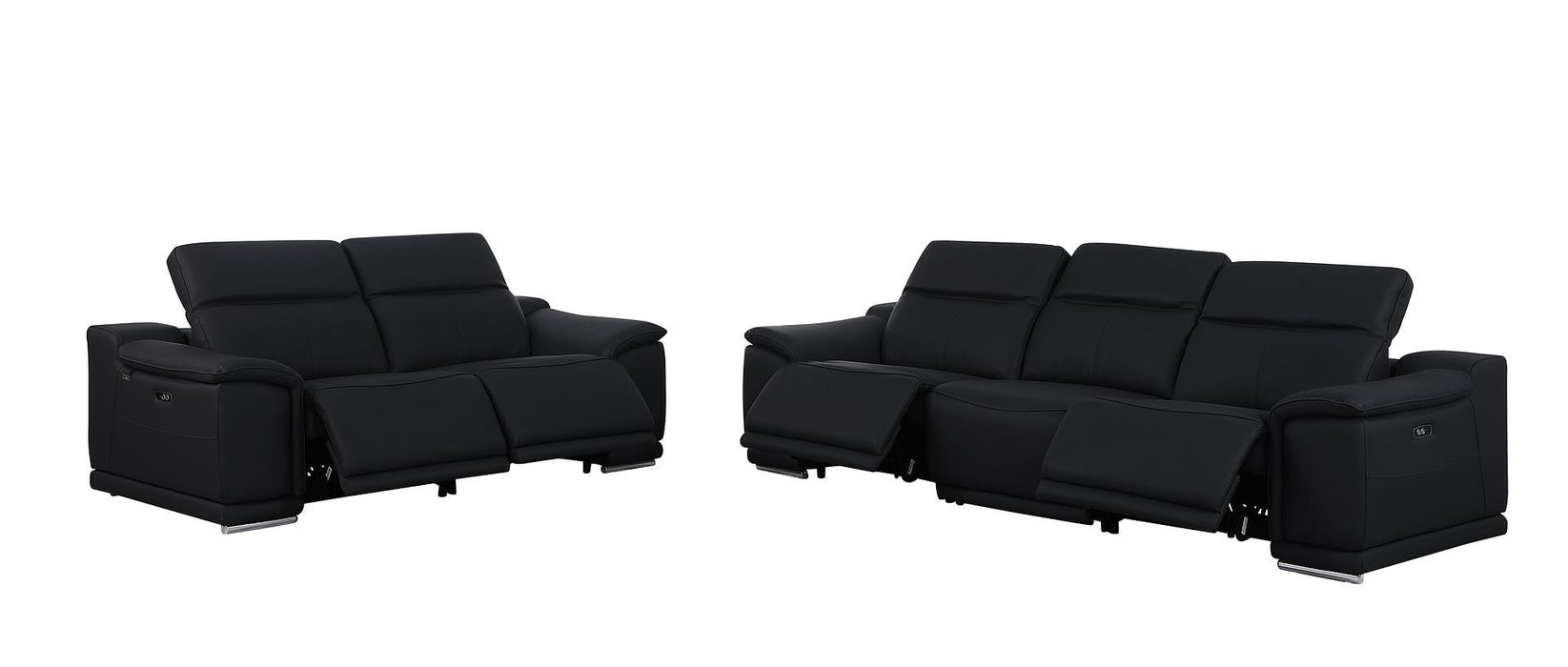9762 - 5-Piece Modular Power Reclining Sofa And Loveseat Set 5 Power Recliners In