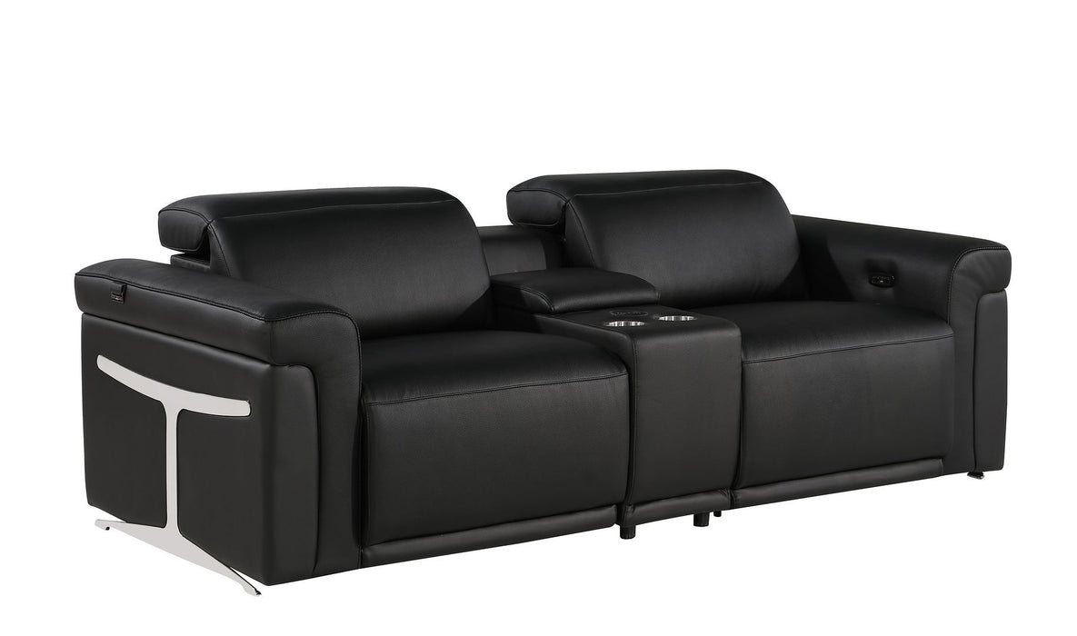 1126 - 3-Piece Modular Power Reclining Loveseat In With 2 Power Recliners & Power Headrests