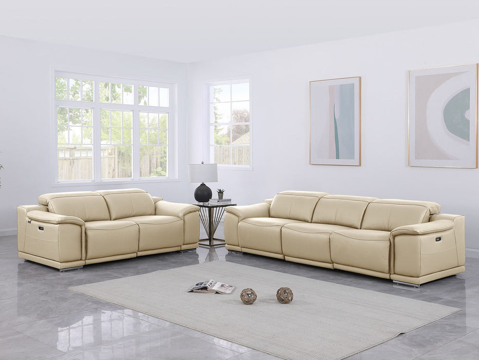 9762 - 5-Piece Modular Power Reclining Sofa And Loveseat Set 5 Power Recliners In