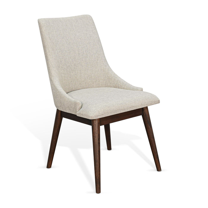 American Modern - Upholstered Cushion Seat Dining Chair (Set of 2) - Walnut