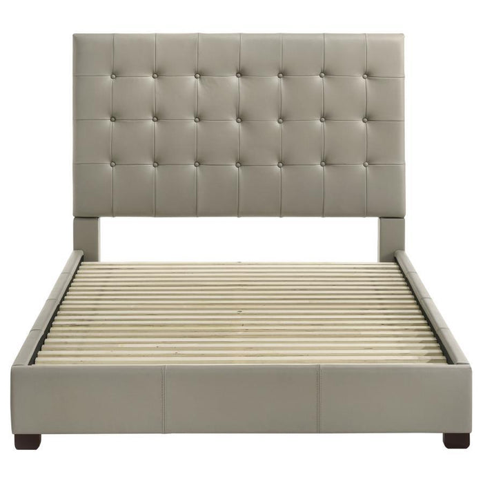 Medley - Genuine Leather Platform Bed