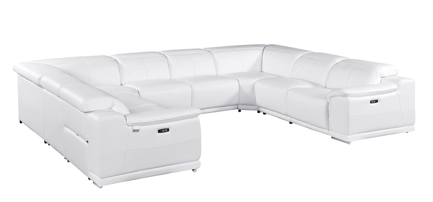 9762 - 8-Piece U-Shaped Sectional Sofa With 4 Power Recliners