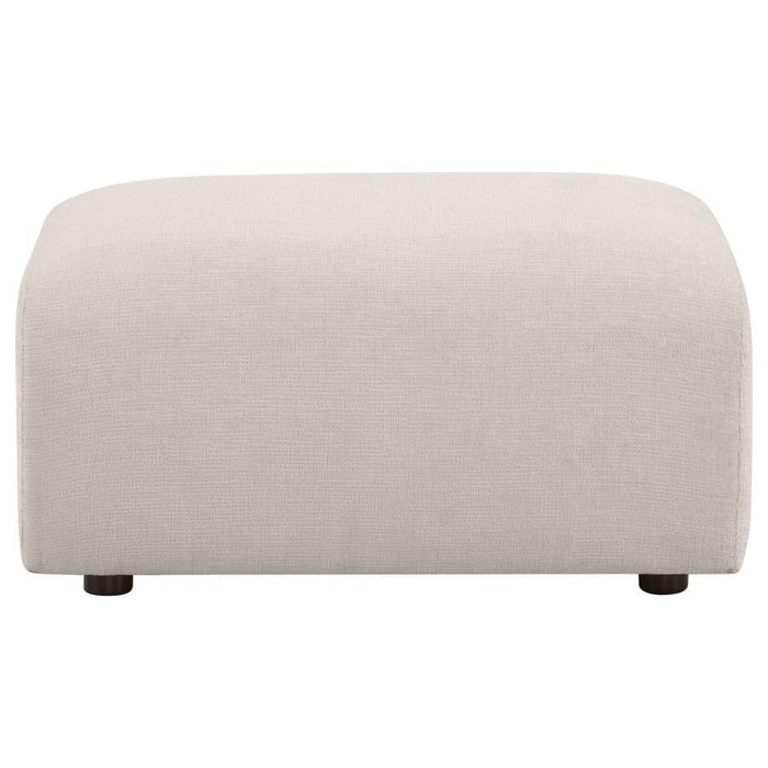 Burnett - Chenille Upholstered Ottoman