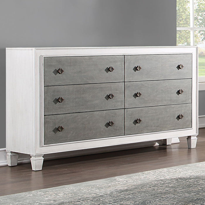 Katia - Dresser - Rustic Gray & Weathered White