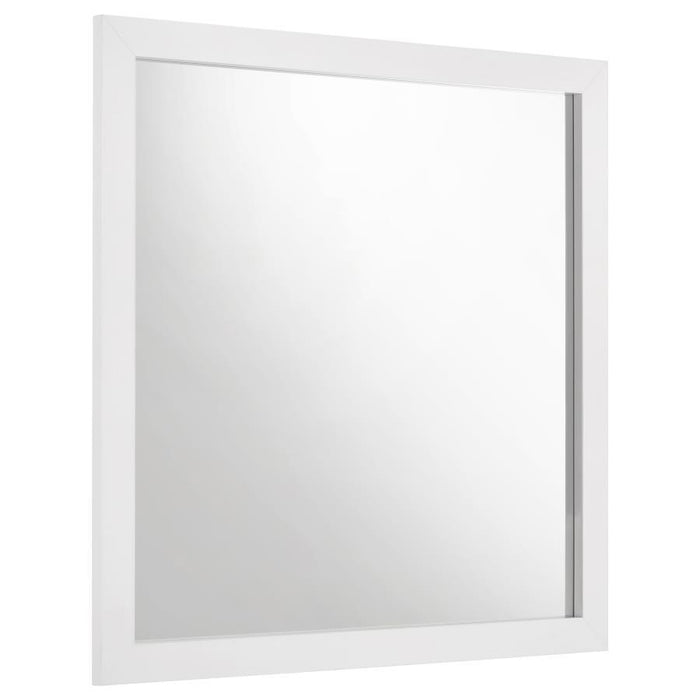 Ines - Dresser Mirror Holographic - White High Gloss