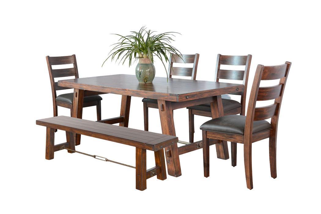 6 Piece Dining Set - Vintage Mocha