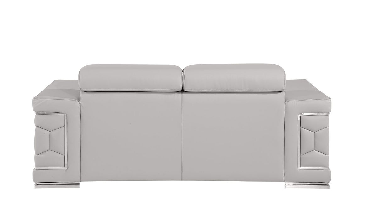 296 - Genuine Leather Loveseat