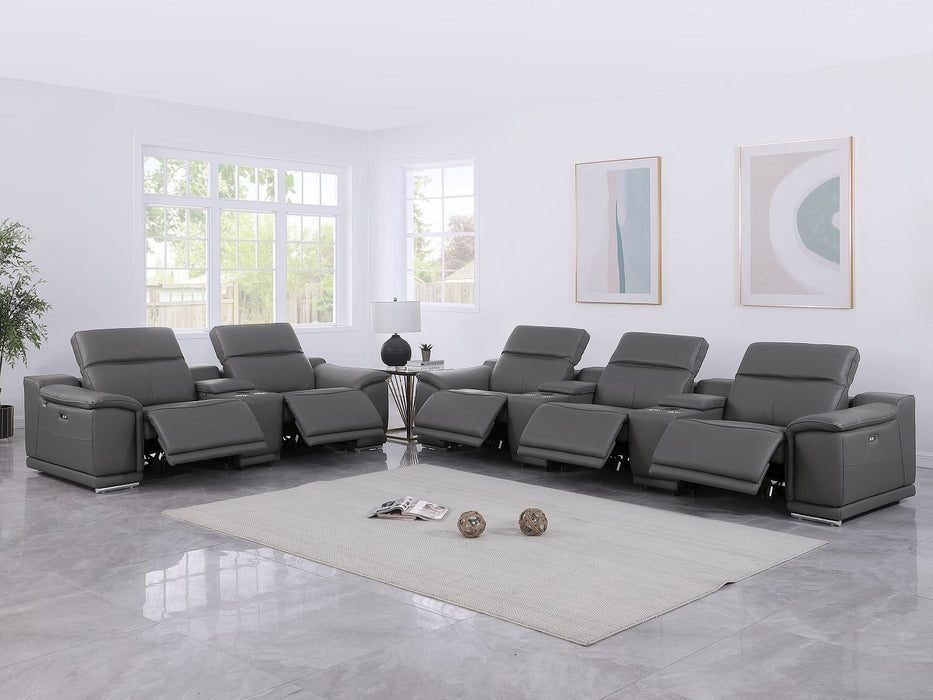 9762 - 8-Piece Modular Power Reclining Sofa And Console Loveseat Set With