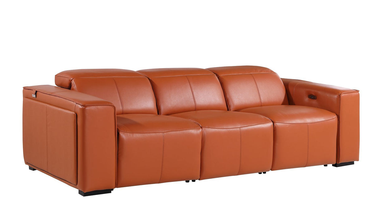 1224 - 3-Piece Modular Power Reclining Sofa In With 3 Power Recliners & Power Headrests