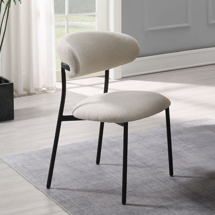 Jirina - Side Chair (Set of 2) - Beige Chenille
