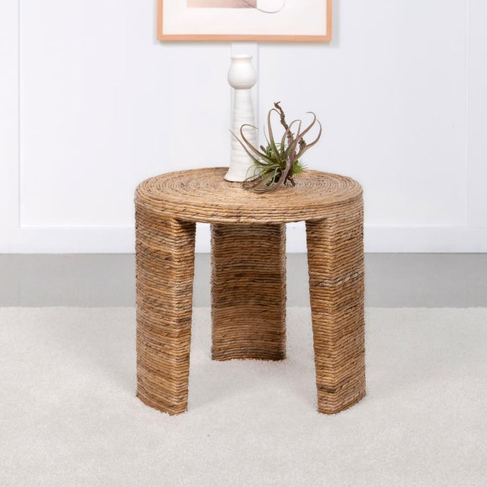 Artina - Woven Rattan Round Table
