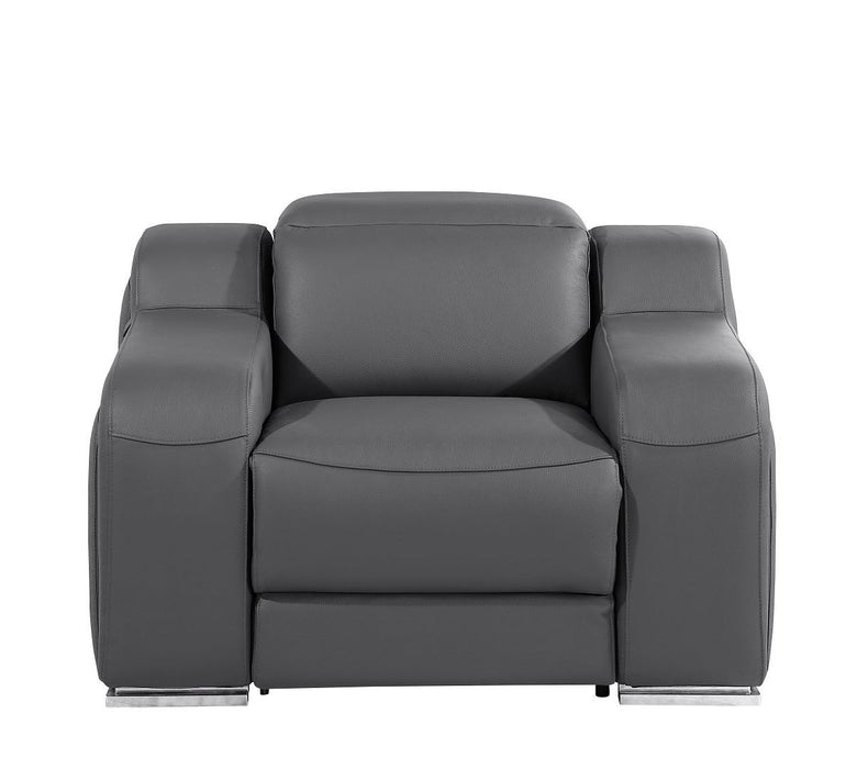 1116 - Armless Chair - Dark Gray