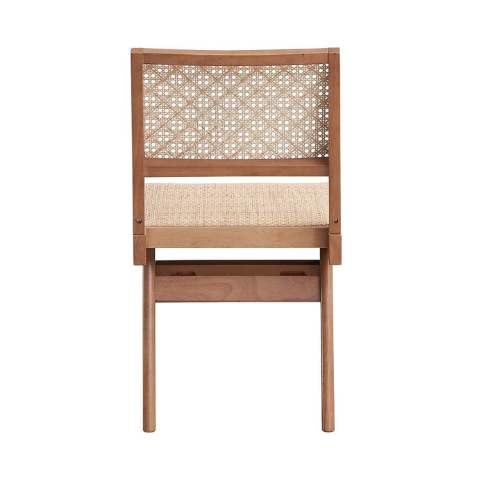 Velentina - Side Chair Set of 2) - Rattan & Natural
