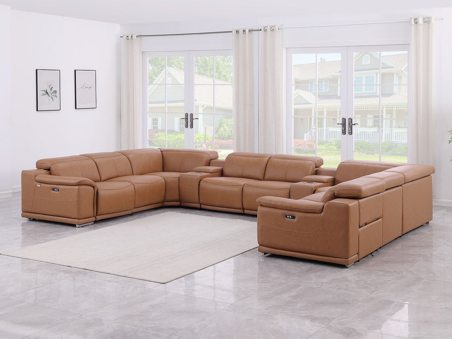 9762 - 10-Piece U-Shaped Sectional Sofa With 4 Power Recliners