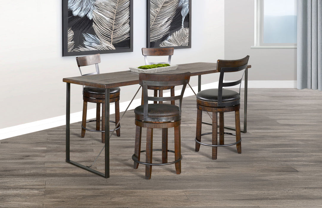 Newport - Full Back Counter Height Friendship Set