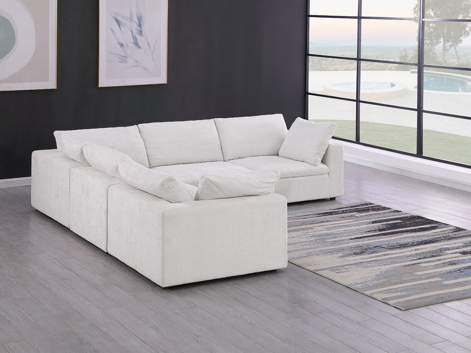 1100 - 5-Piece L-Shaped Sectional - Pearl