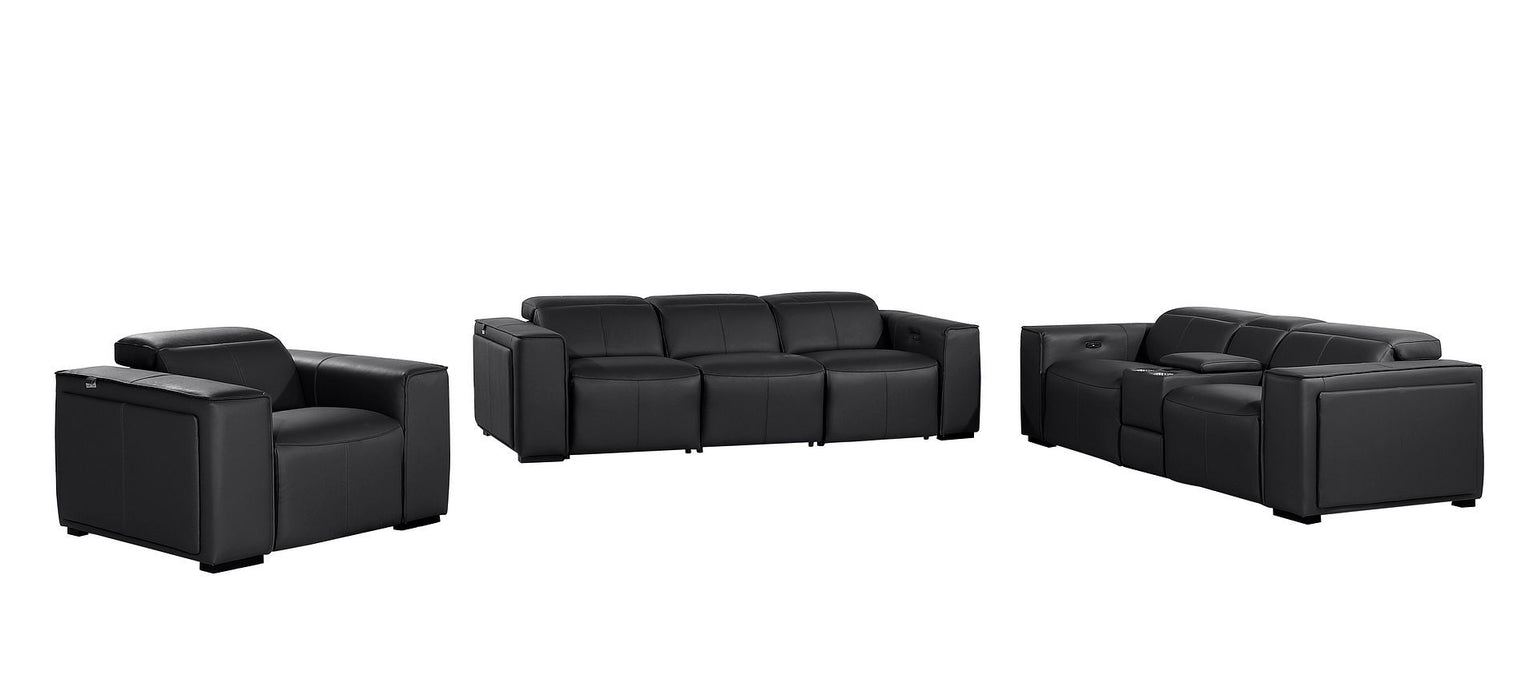 1224 - 7-Piece Modular Power Reclining Sofa, Loveseat & Chair Set In With 6 Power Recliners & Power Headrests