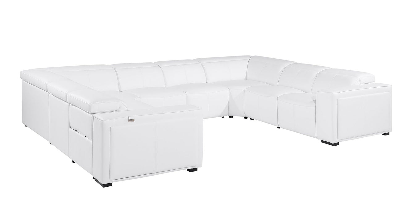 1224 - 8-Piece U-Shaped Sectional Sofa In With 4 Power Recliners & Power Headrest