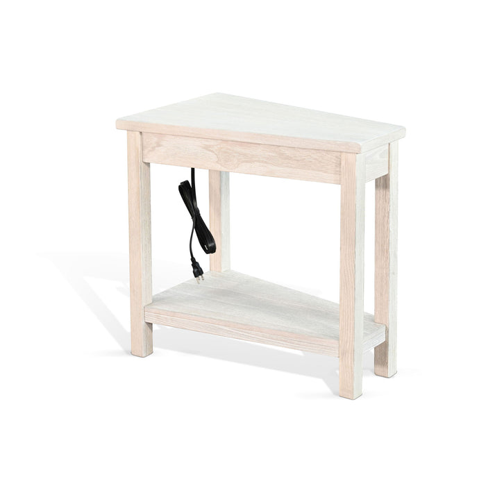 Chair Side Table With Power Strip