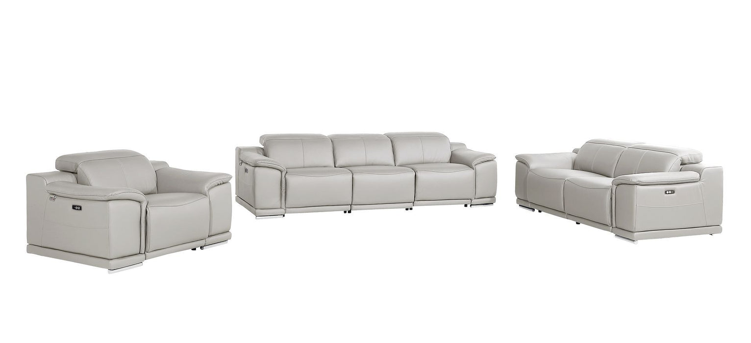 9762 - 6-Piece Modular Power Reclining Sofa, Loveseat And Chair Set With 5 Power Recliners In
