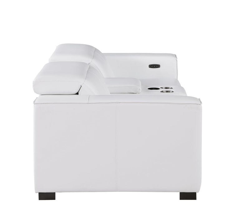 1208 - Dual Power Reclining Console Loveseat