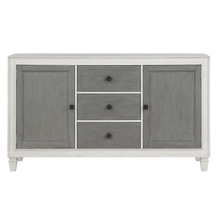 Katia - Server - Rustic Gray & Weathered White