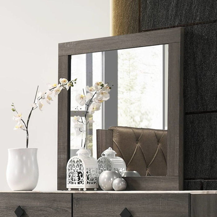 Avantika - Mirror - Rustic Gray Oak