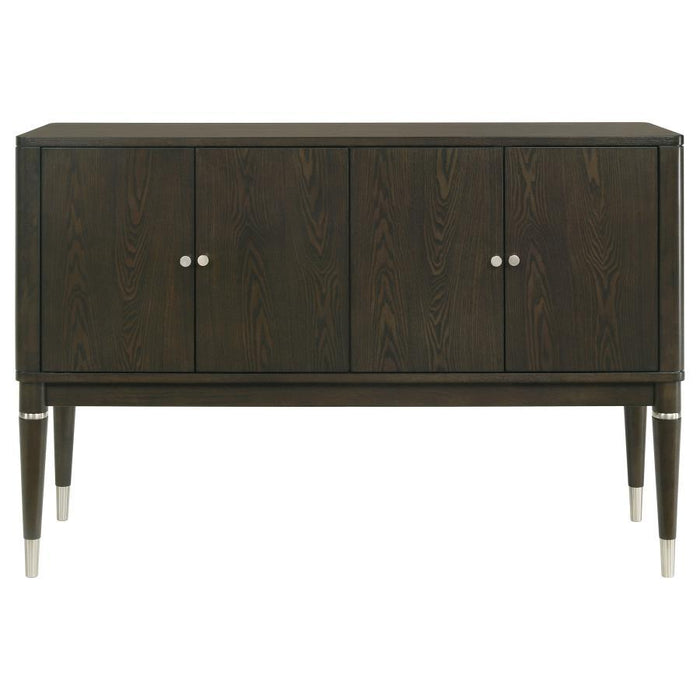 Reseda - 4-Door Dining Sideboard Server With Shelves - Ash Brown