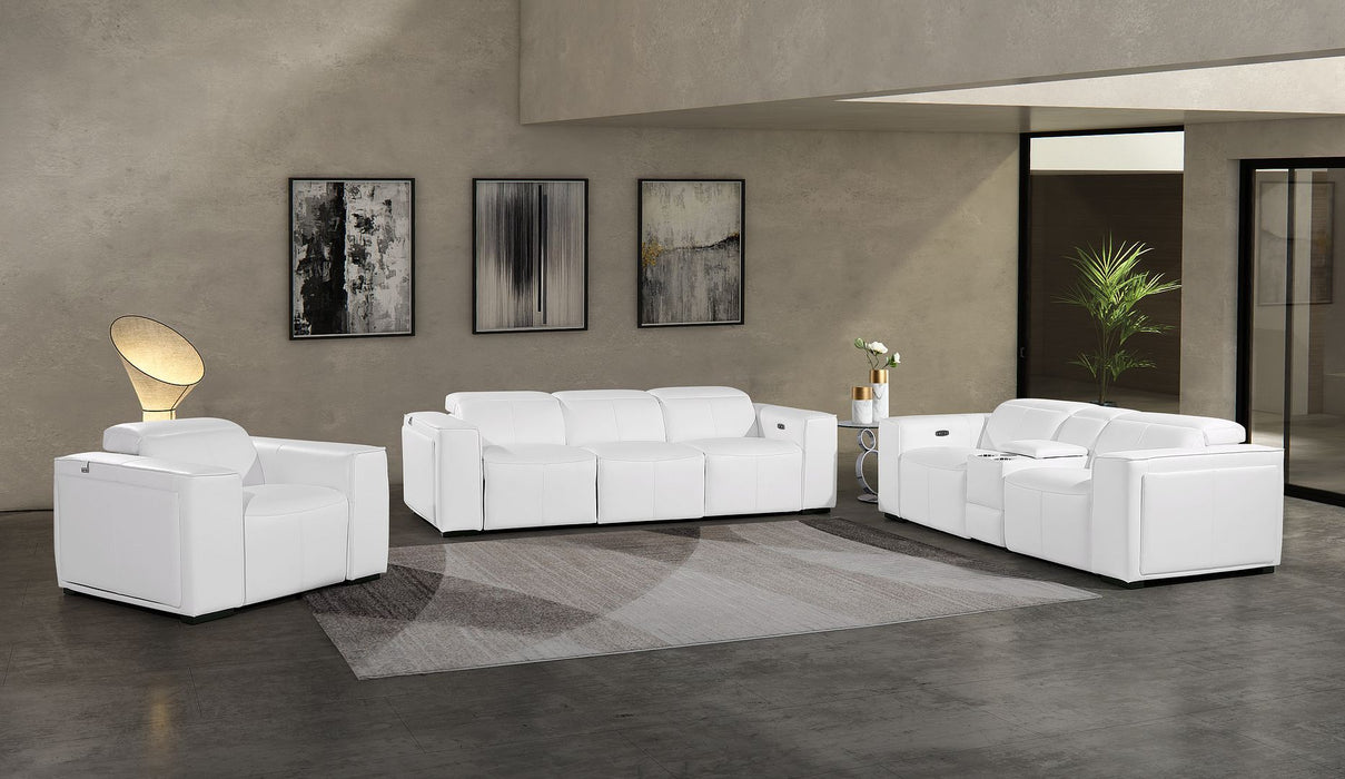 1224 - 7-Piece Modular Power Reclining Sofa, Loveseat & Chair Set In With 6 Power Recliners & Power Headrests