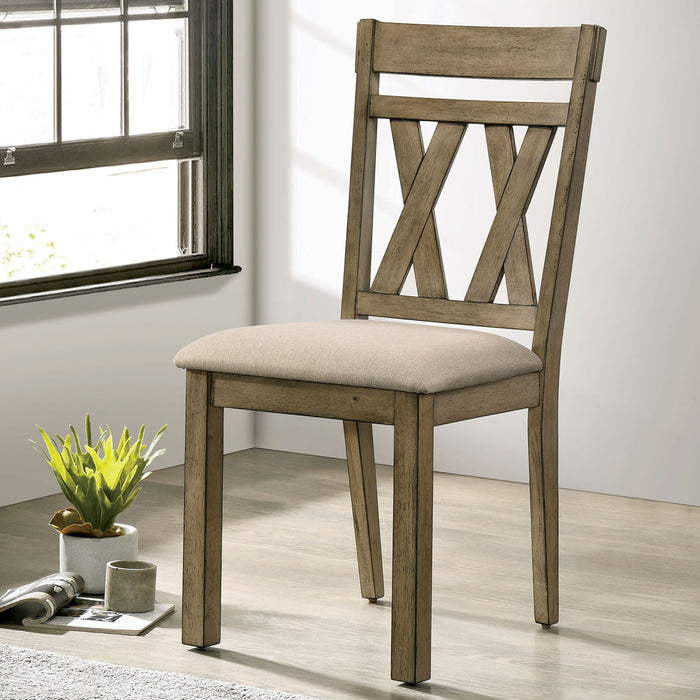 Templemore - Side Chair (Set of 2) - Light Brown / Beige