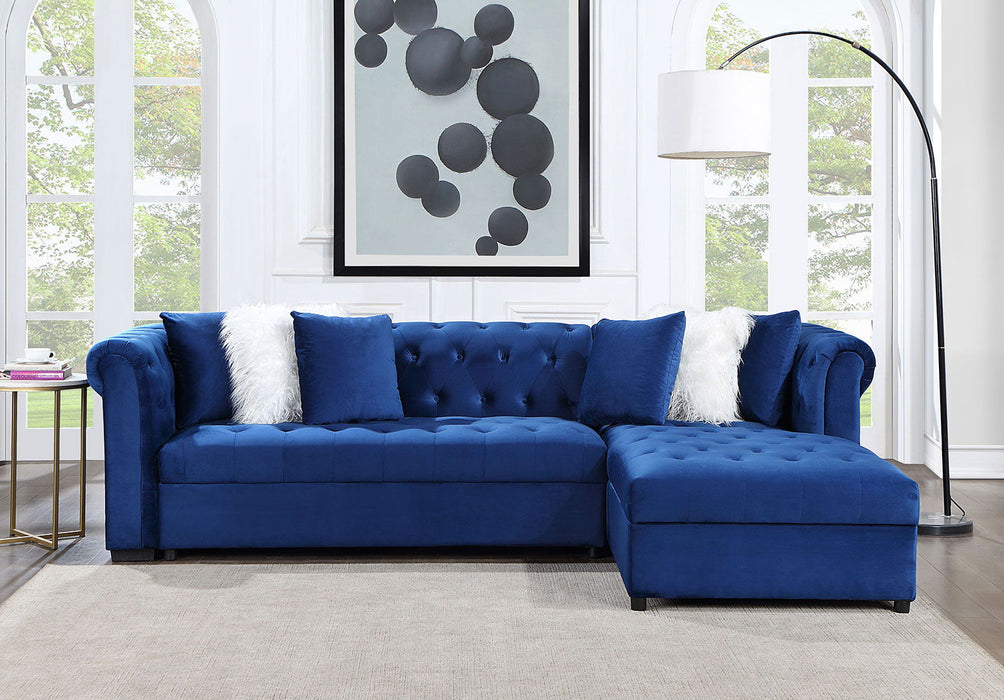 Alessandria - Sectional - Navy