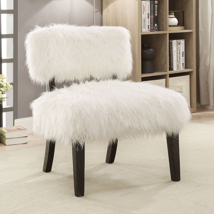 Pardeep - Accent Chair - White / Black