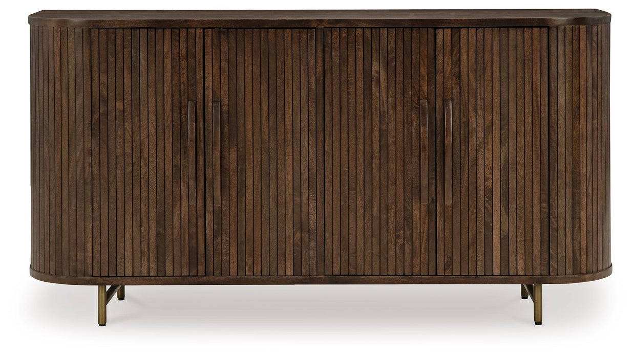 Amickly - Accent Cabinet - Dark Brown