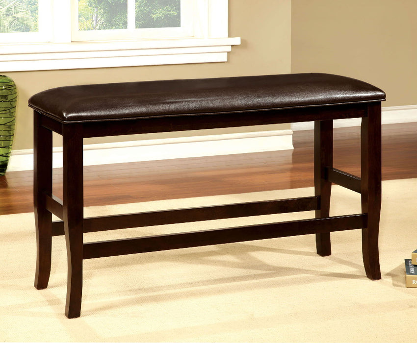 Woodside - Counter Height Bench - Espresso