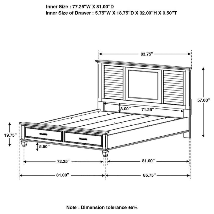 Franco - Platform Storage Bed