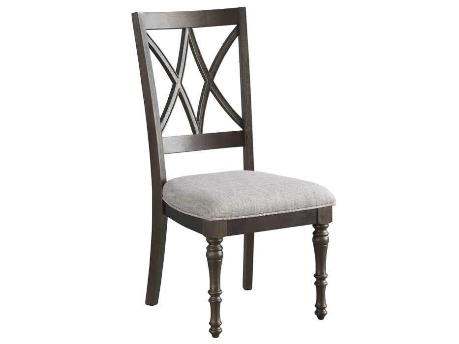 Lanceyard - Grayish Brown - Dining Uph Side Chair (Set of 2)