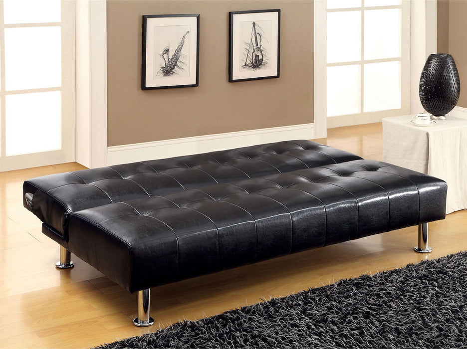 Bulle - Leatherette Futon Sofa