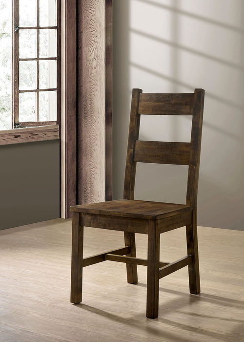 Kristen - Side Chair (Set of 2) - Rustic Oak