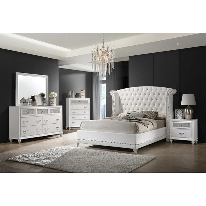 Barzini - Upholstered Tufted Bedroom Set