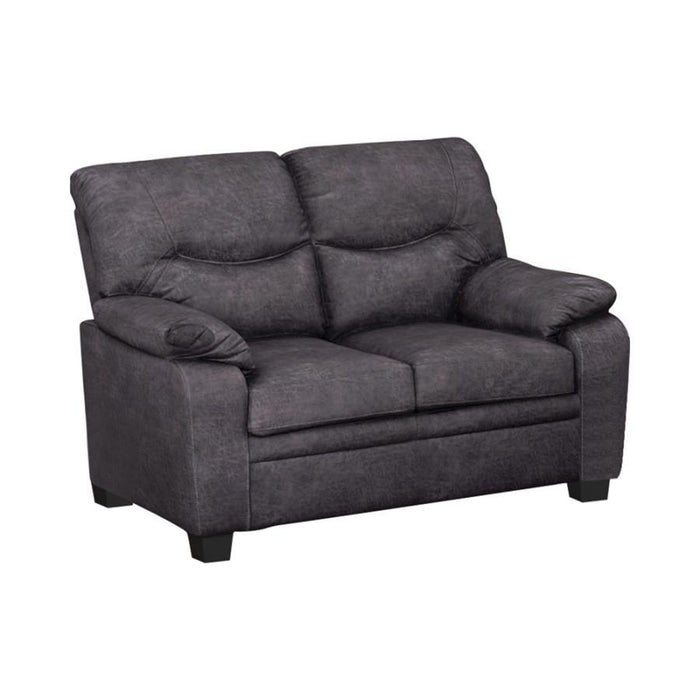 Meagan - Upholstered Loveseat with Pillow Top Arms