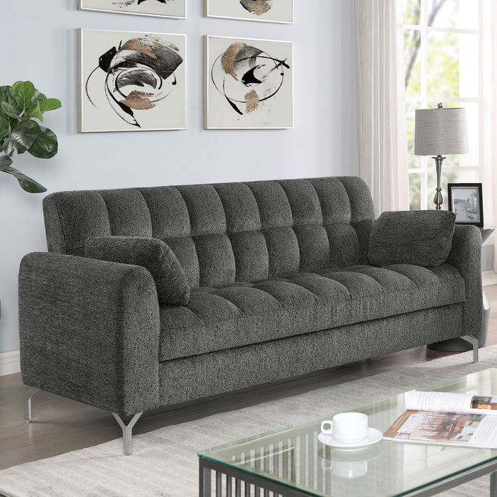 Lupin - Sofa With Pillows - Dark Gray