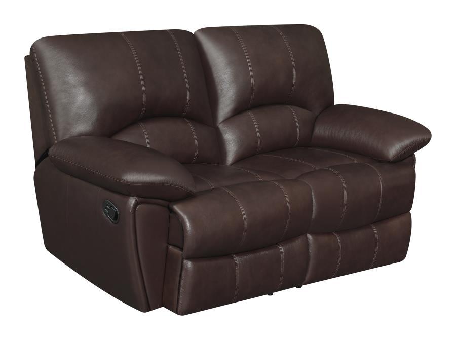 Clifford - Pillow Top Arm Motion Loveseat - Chocolate