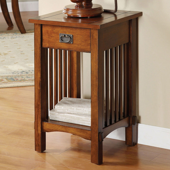 Valencia - Telephone Stand With One Drawer - Antique Oak